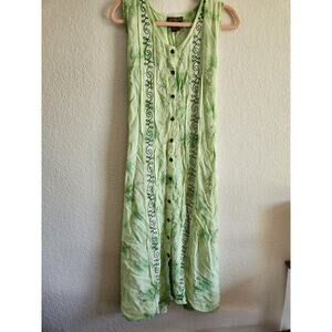 Baba Women's Maxi Tie Dye Dress Free Size